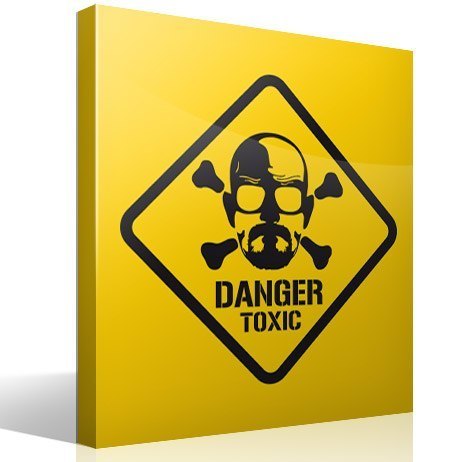 Wall Stickers: Heisenberg Danger Toxic