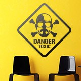 Wall Stickers: Heisenberg Danger Toxic 3