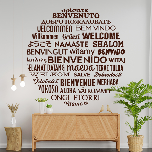 Wall Stickers: Welcome to Languages 0