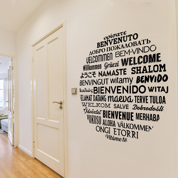 Wall Stickers: Welcome to Languages