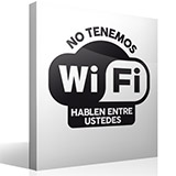 Wall Stickers: No tenemos wifi hablen entre ustedes 2