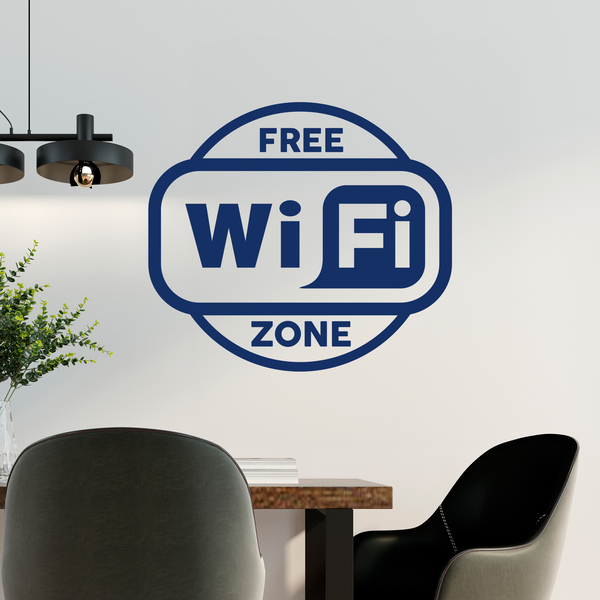 Wall Stickers: Free Wifi Zone