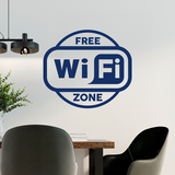 Wall Stickers: Free Wifi Zone 3