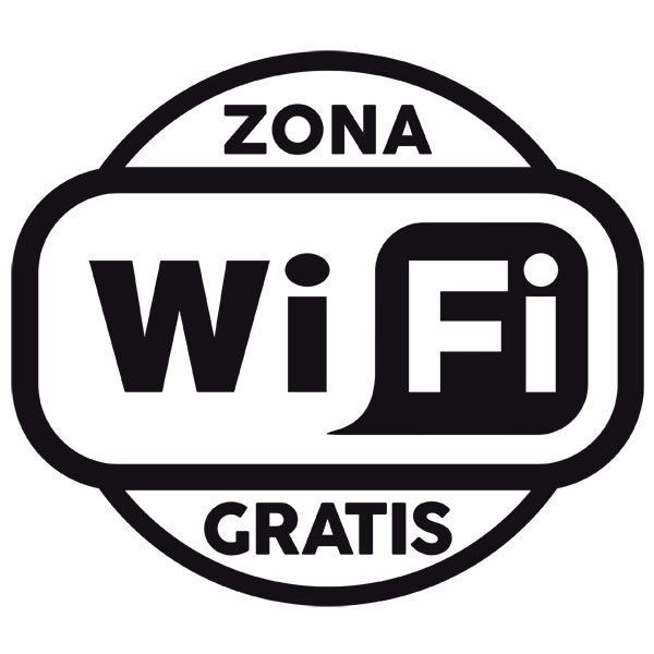 Wall Stickers: Free Wifi Zone