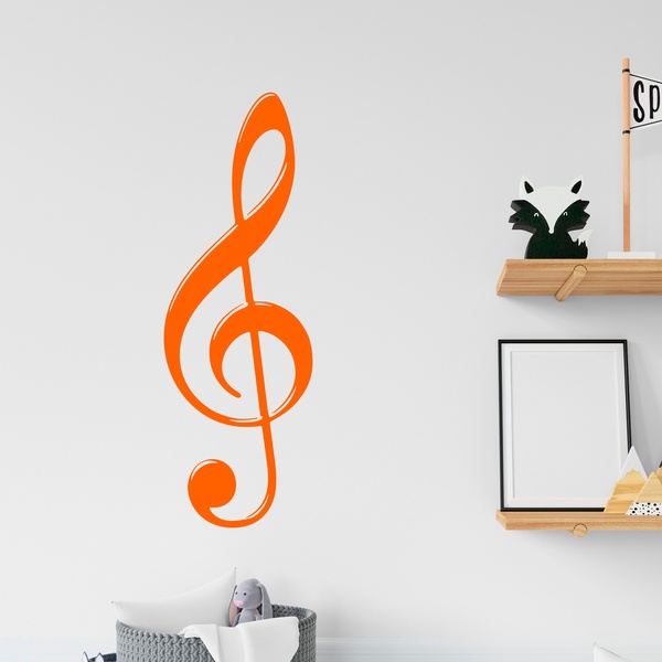 Wall Stickers: Treble Clef