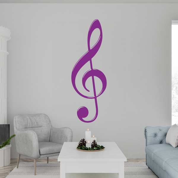 Wall Stickers: Treble Clef