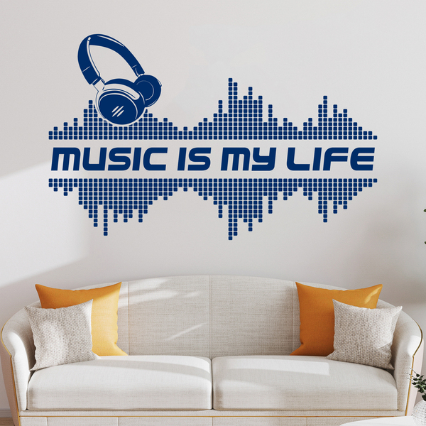 Wall Stickers: Music is my life