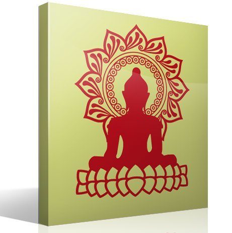 Wall Stickers: Buddha and lotus flower
