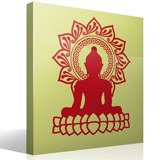 Wall Stickers: Buddha and lotus flower 3