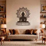 Wall Stickers: Buddha and lotus flower 4