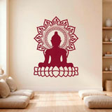 Wall Stickers: Buddha and lotus flower 9