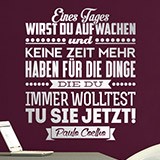 Get Wallpaper Vinyl Wall Quote Eines Tages Wirst Du Aufwachen Und Paulo For Free