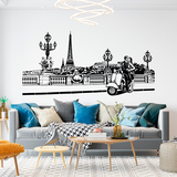 Wall Stickers: Romantic scene in Paris 3