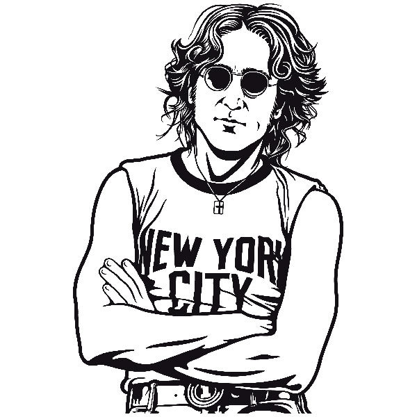 Wall Stickers: John Lennon - New York City