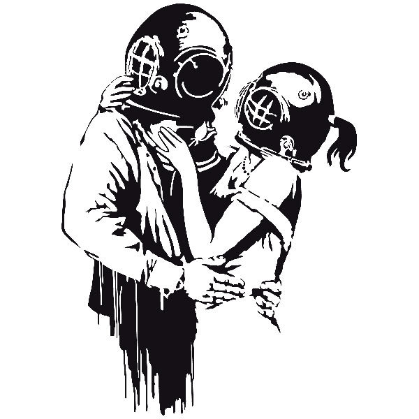 Wall Stickers: Think Tank by Banksy