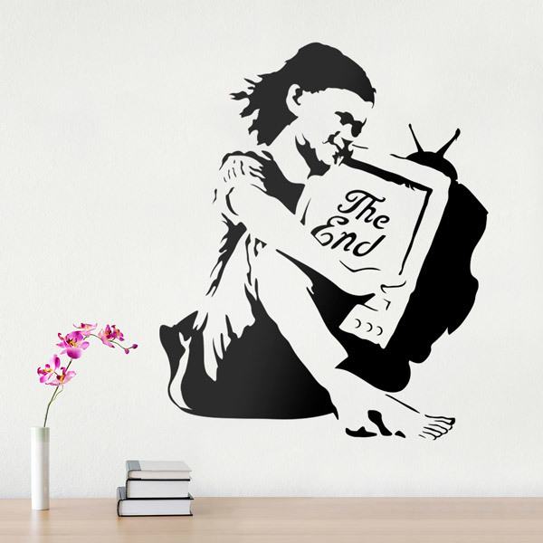 Wall Stickers: Banksy The End 0