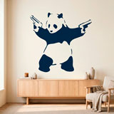 Wall Stickers: Banksy Panda armed 9