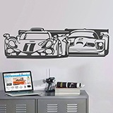 Wall Stickers: Racing Cars 2