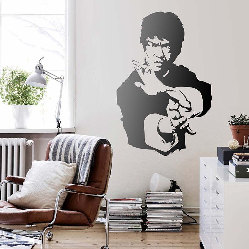 Wall Stickers: Master Bruce Lee