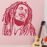 Wall Stickers: Bob Marley smile 2