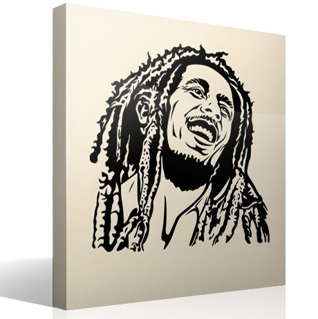 Wall Stickers: Bob Marley smile