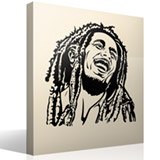 Wall Stickers: Bob Marley smile 3