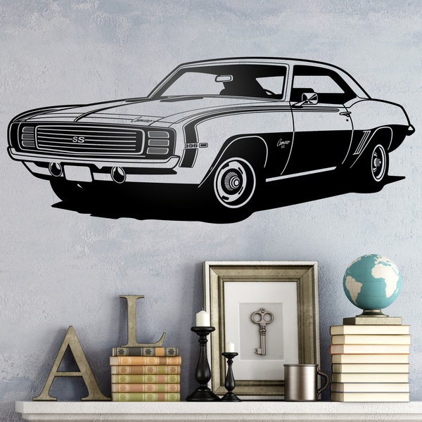 Wall Stickers: Chevrolet Camaro 1969 ss