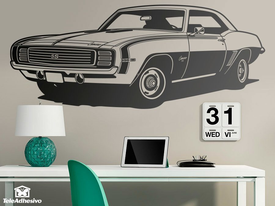 Wall Stickers: Chevrolet Camaro 1969 ss