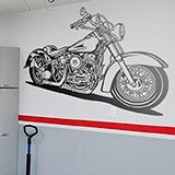 Wall Stickers: Harley Davidson Softail Classic 2