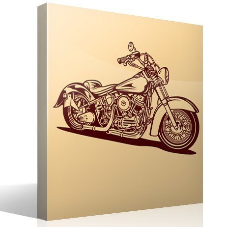 Wall Stickers: Harley Davidson Softail Classic