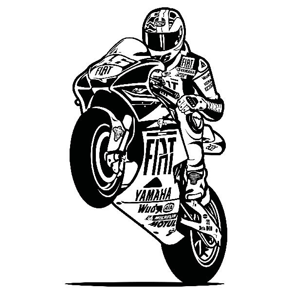 Wall Stickers: Dorsal MotoGP 46