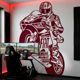 Wall Stickers: Dorsal MotoGP 46 4