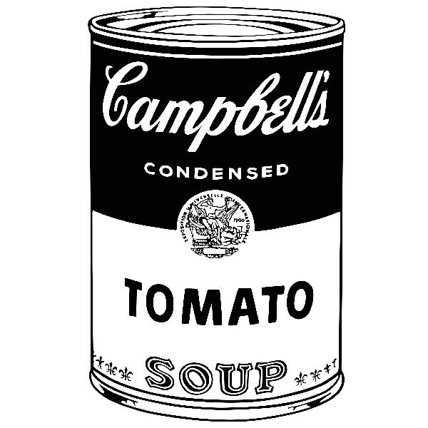 Wall Stickers: Andy Warhol Campbell