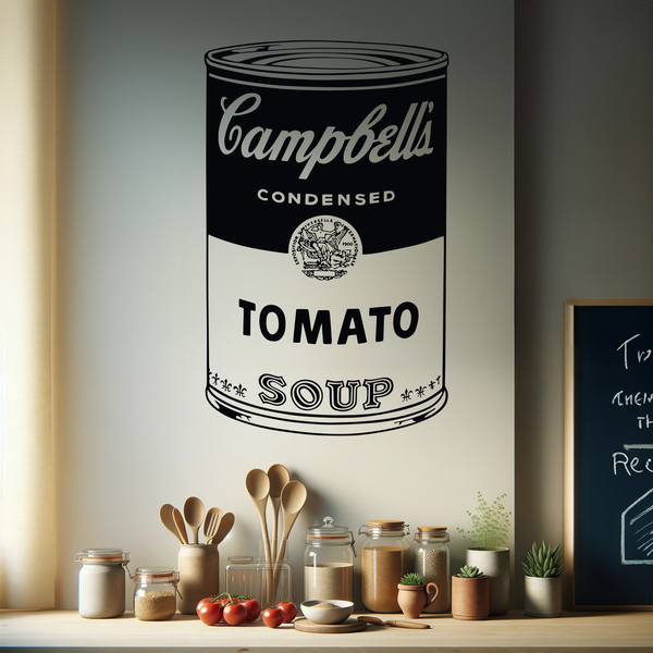 Wall Stickers: Andy Warhol Campbell