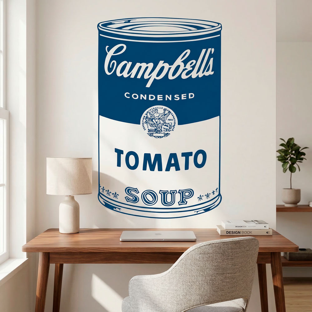 Wall Stickers: Andy Warhol Campbell