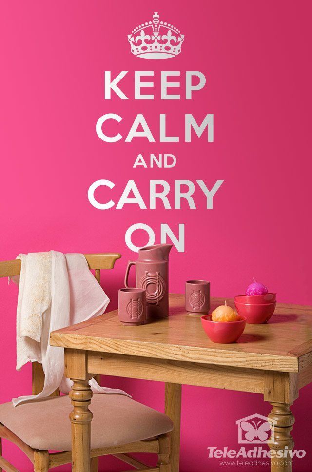 Wall Stickers: Keep Calm And Carry On