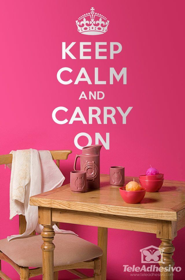 Wall Stickers: Keep Calm And Carry On