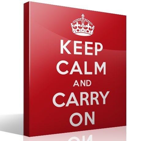 Wall Stickers: Keep Calm And Carry On