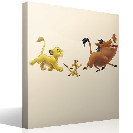 Stickers for Kids: Simba, Timon and Pumba