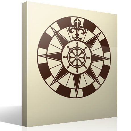 Wall Stickers: Compass rose