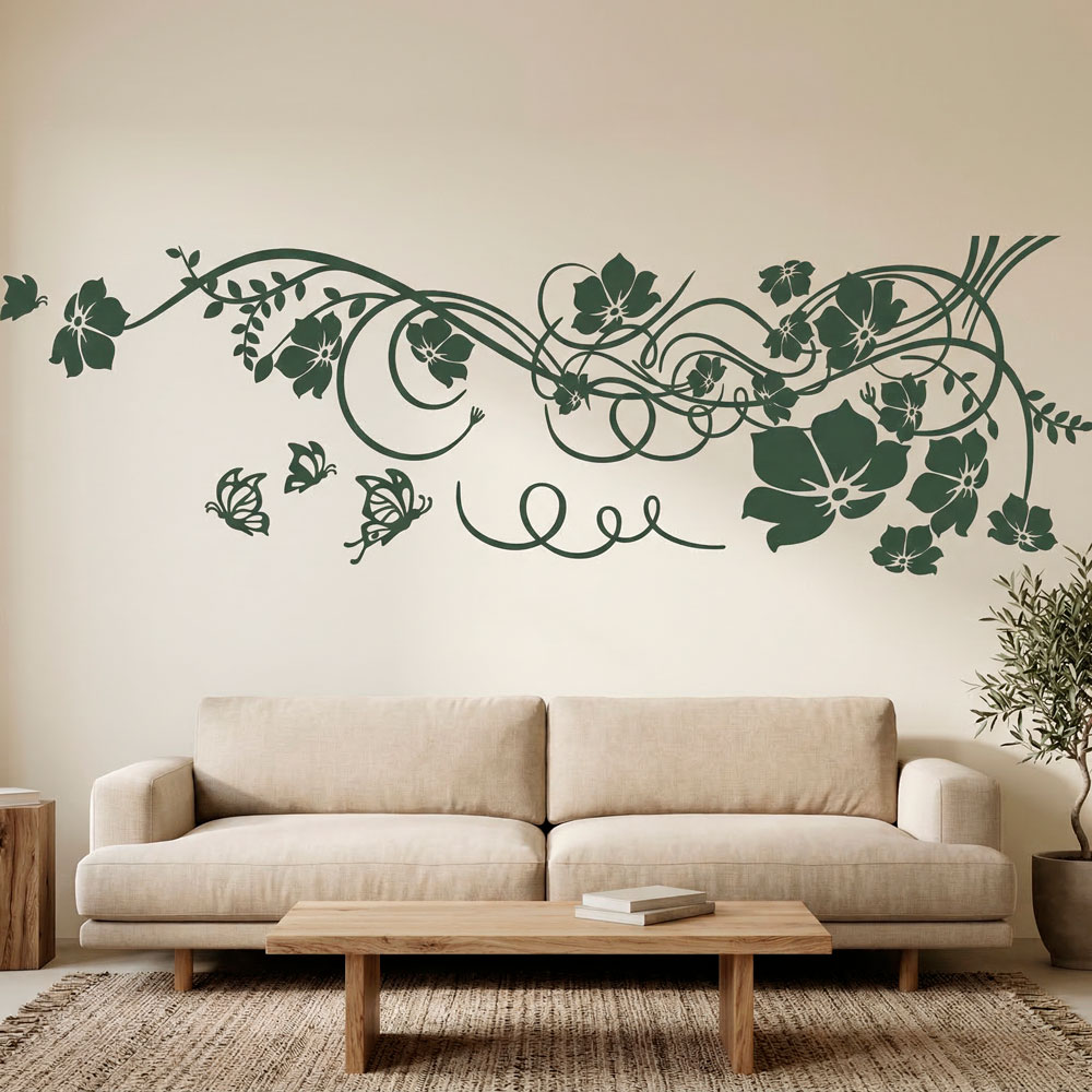 Floral with butterflies 13