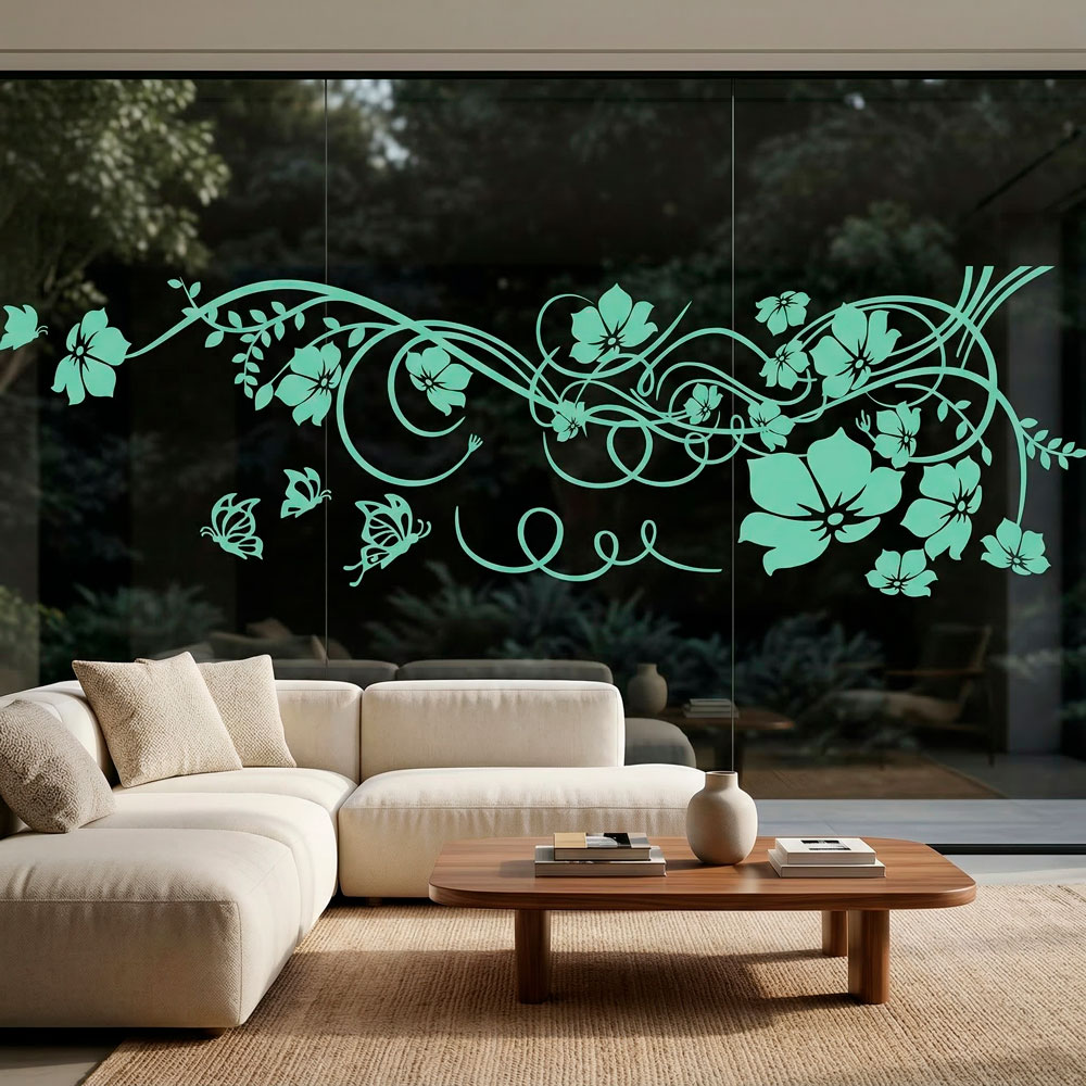 Floral with butterflies 17