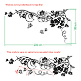 Wall Stickers: Floral with butterflies 4
