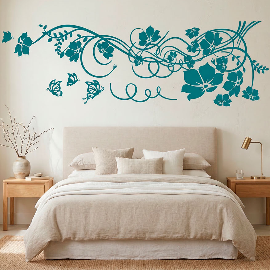 Floral with butterflies 8