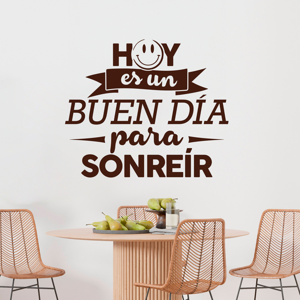 Wall Stickers: Hoy es un buen día...