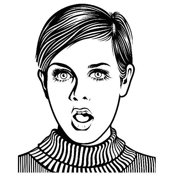 Wall Stickers: Twiggy