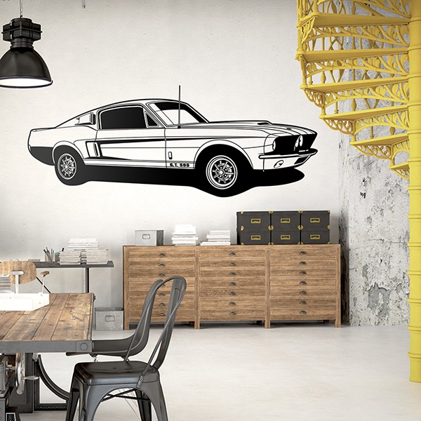 Wall Stickers: Ford Mustang Shelby GT 500 0