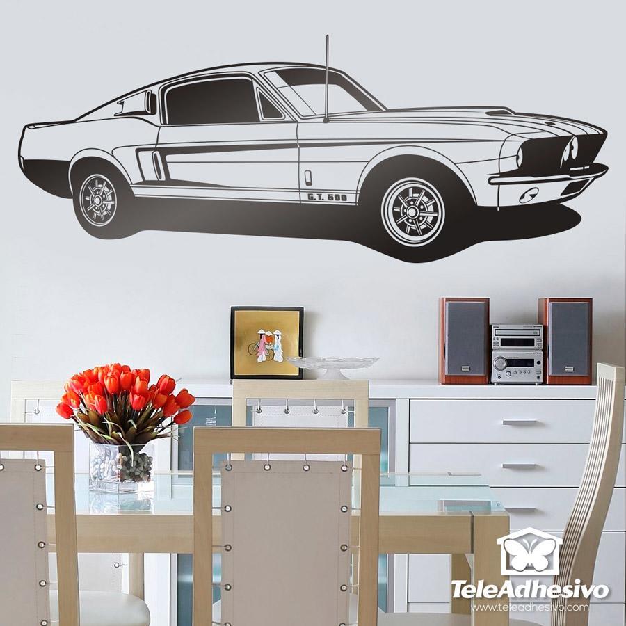 Mustang Shelby Black Wall Decal Vinyl Sticker Decor EXTRA LARGE L71 
