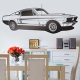 Wall Stickers: Ford Mustang Shelby GT 500 2