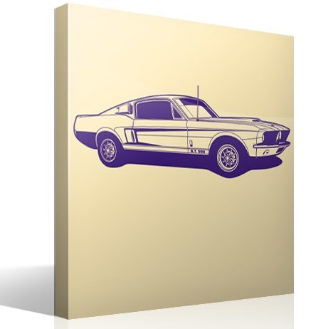 Ford Mustang Shelby GT500 Tout Texte Grand Vinyl Wall Decal Sticker 1 m